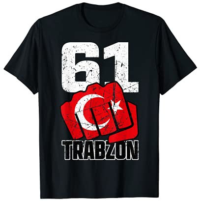 Trabzon 61 Memleket Türkei Fahne Trabzonlu T-Shirt