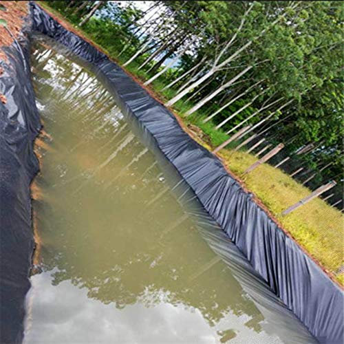 XWZJY Koi Ponds Streams Pond Liner Jardín Piscina Membrana de Repuesto para la protección de la Pendiente del río del depósito, 0,2 mm / 0,4 mm de Espesor