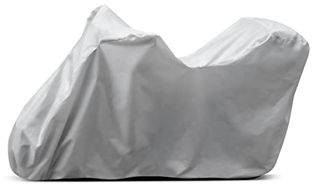 Abdeckplane Abdeckung Abdeckhaube Faltgarage Ganzgarage kompatibel mit Aprilia Moto mit Koffer - Silver S