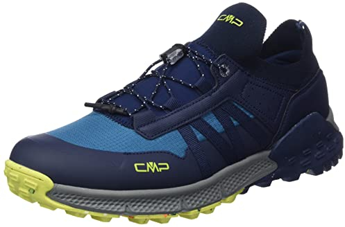 CMP Herren HOSNIAN Low Shoe Trekking-Schuhe, B.Blue-Verde Fluo, 43 EU
