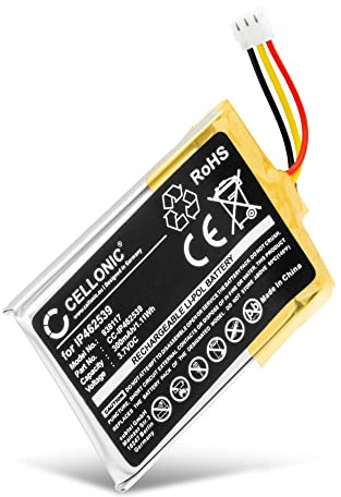 CELLONIC Batería Compatible con Phonak ComPilot II, IP462539 | 300mAh, 3.7V, Litio Polímero