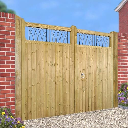 Windsor Wooden Tall Double (Driveway) Gate 2700 mm