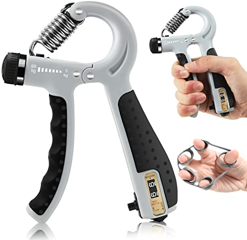 Handgriff Unterarm Stärke Handgriff Stärke kann die Stärke von 5kg-60kg mit einem Finger-Stretcher einstellen