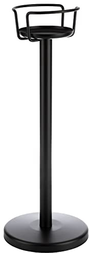 APS 36116 Ständer für Wein-/Sektkühler, schwarz matt, Innendurchmesser der Schale 15 cm, Höhe 71,5 cm