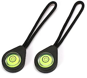 Spirit Level Keyring – Pocket Bubble Level for General DIY Levelling, caravans and Photography. Pack of Two. UK-Made.