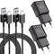 2-Pack Caricabatterie USB con cavo USB C Cavo di Ricarica Per Samsung Galaxy S8, S8 Plus, S9, S10, S21, A13, A20, A23, A30, A40, A50, A70, M30, M40, Sostituzione Caricabatterie Rapido Originale