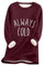 Generic Longpullover Damen Lässig Für Leggings Pullover Oversize Damen Longtops Damen Lang Black Friday Angebote 2023 Wann Plain Hoodie Weihnachtspullover Herren Baumwolle（Wein,XXL）