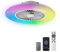 BKZO Smart LED Ceiling Light with Fan,RGB Ceiling Fan Lights, Stepless Dimming Light, 60CM Modern Fan Lighting,Ceiling Fan with RGB Light for Living Room, Dining Room, Bedroom