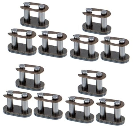 iplusmile 12stücke Motorradketten Schnalle Verbindungsglied Atv Kettenglied Roller Kette Anschluss Links Fahrradkettenglieder Getriebekettenglied Kettengelenkglied Kettenglieder Für Hohe