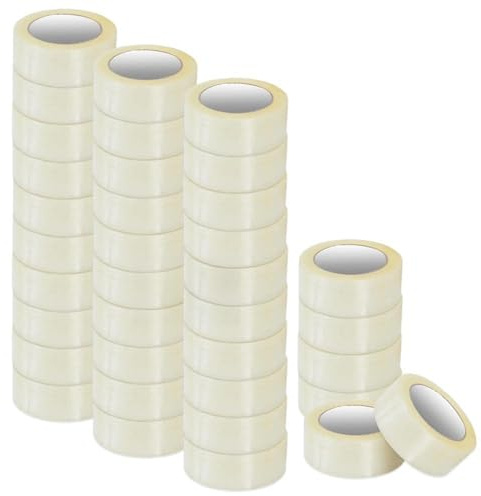 Pack and Move - Lot 36 Rouleaux Ruban Adhésif Transparent Pour Emballage Et Déménagement - 100 M - Qualité Premium