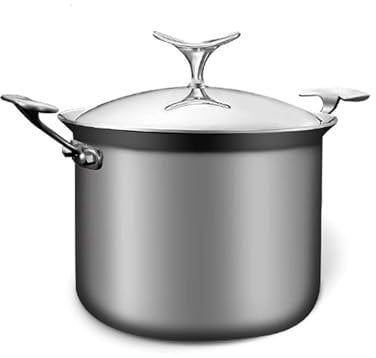 QTYQWC Stock Pot/Stockpot Pot Stainless Steel Stock Pot - 316 Food Grade Stainless Steel Heavy Stock Pot Stew Pot Slow Cooker - Thickened and Deepened Stock Pot with Lid Saucepot Stew Pot