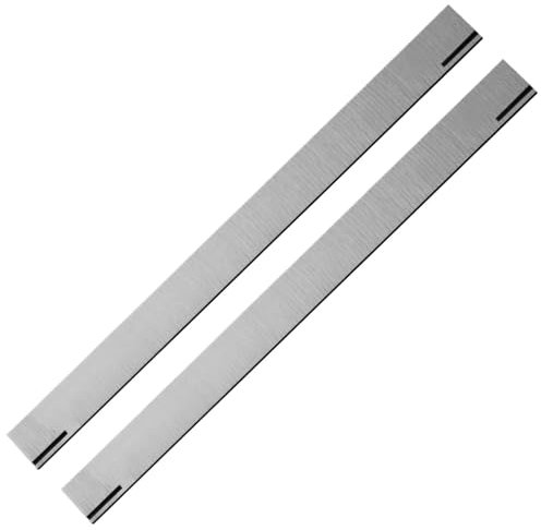 Lot de 2 lames de rabot à bois HSS 260 mm, affûtables, HC260C, HC260M, HC260K