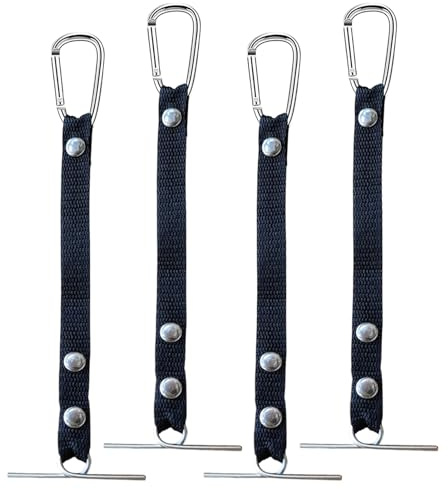 Tape Holder Chain,4 Pieces Polyester Electrical Tape Chain Strap - Storage & Home Organisation, Gadget Organizer With Clip Strip For Warehouse Construction Drywall Car Automotive Electrician