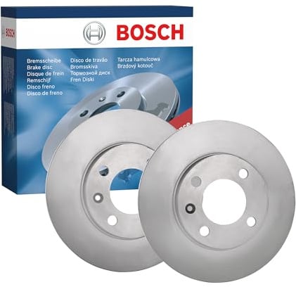 BOSCH 0986478017 Bremsscheibe | Belüftete Scheiben - ECE-R90-zertifiziert - hohe Kühlleistung, verlässliche Bremsleistung, Korrosionsschutz