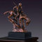End of Trail Bronzefigur, Kunstharz, 16,5 cm hoch