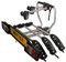 Witter ZX203 Porte-vélo pour 3 vélos monté sur Barre d'attelage | Charge maximale 51 kg | Plaque Lumineuse pour Prise 13 Broches