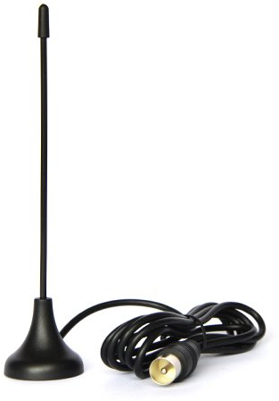 Navitec24 3DB DVB-T Digital-TV Zimmerantenne Stab Antenne für TV-Stick/Receiver/PKW/Wohnmobile/LKW /