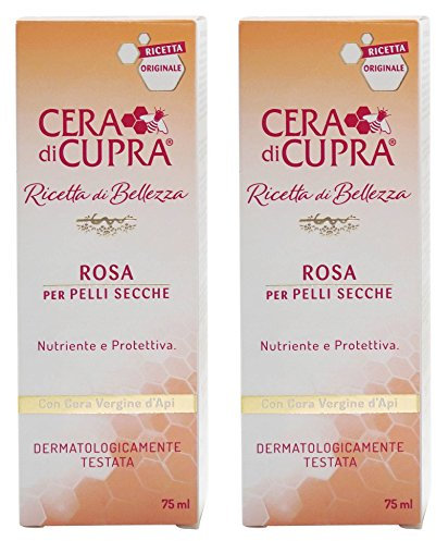 Cupra Wachs Creme für trockene Haut, Rosa, 75 ml, 2 Stück