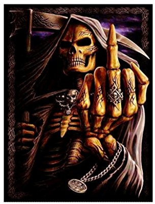 Fafalloagrron Broderie diamant 5D tête de mort, peinture à faire soi-même, point de croix, décoration d'intérieur