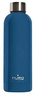 PURO Bottiglia Termica Hot&Cold Blu Scuro, 500ml