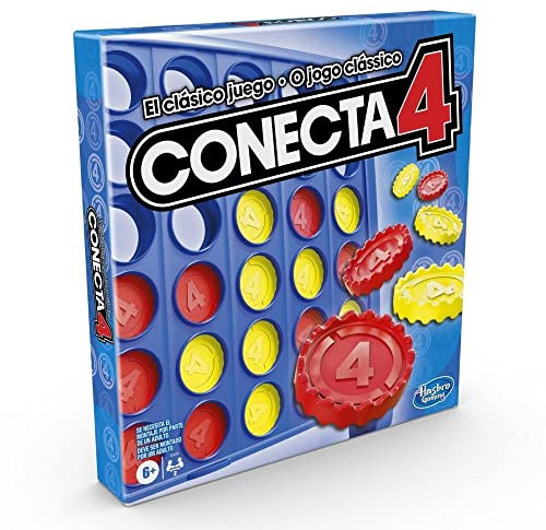 Pup Go 4 Gewinnt Klassik, Vier Gewinnt Reisespiel, kultiges Spiel für unterwegs und zum Mitnehmen, mit Ersatzchips, einfach zu Lernen