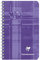 Clairefontaine 8586C - Packung mit 10 Notizbücher mit Spiralbindung, 7,5 x 12 cm, liniert, 90 g, 50 Blatt, farbig sortiert, 1 Pack