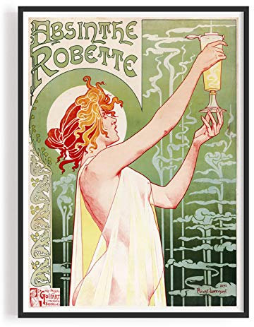 MReinart Absinthe Robette - DIN A2 Poster (hochformat) -Einheitsgröße-Weiß