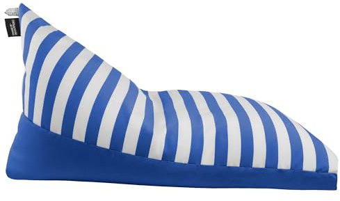 Happers Pouf Pyramide XXL Toldotex pour Extérieur ou Intérieur Bleu