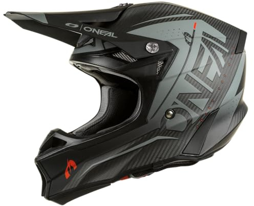 O'NEAL | Motocross-Helm | Motocross, Enduro | Leichte Kohlefaserschale,Inklusive Helmtasche | 10SRS Carbon Helmet Unisex | Erwachsene