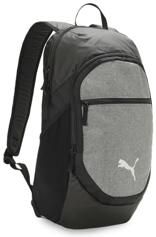 PUMA Herren Teamfinal Backpack L Daypacks, Black-medium Gray Heather, Einheitsgröße
