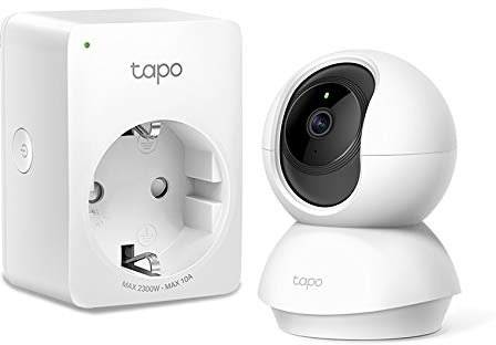 TP-Link Tapo Presa Smart WLAN Tapo P110 con controllo del consumo energetico, presa Smart Home Alexa, funziona con Alexa, Google Home, controllo vocale, accesso remoto, nessun hub richiesto, mini