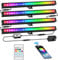 OPPSK LED Stage Wash Light Bar - 16 18W Dimmable Wall Washer Lights Color Changing DJ Light Bar APP & Remote Control Uplight for Wedding Party Stage Lighting - 4 Pack