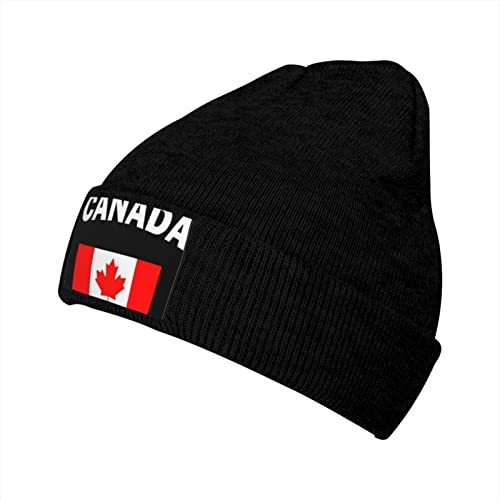 843 Beanie Mütze Kanada Flagge Damen Beanie Mütze Atmungsaktiv Long Beanie Für Damen Und Herren Komfortabel Unisex Mütze, Für Motorradfahren, Herren, Herbst