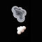 zalati Moules en silicone 3D en forme de nuage pour résine, gâteaux, loisirs créatifs, cadeaux, pendentifs, broches, porte-clés, bougies, savon