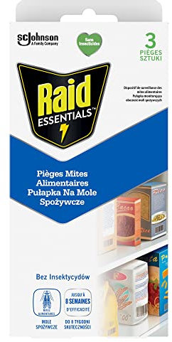 Raid Essentials Pieges Mites Alimentaires X3 - Sans Insecticides