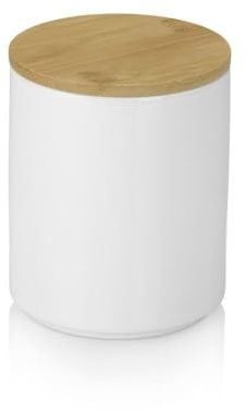 KELA 15280-CN Vorratsglas, 1,2 L, 4 P, Cady White