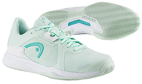 HEAD Women's Sprint Team 3.5 Clay Women Tennisschuh, Aqua/weiß, 40