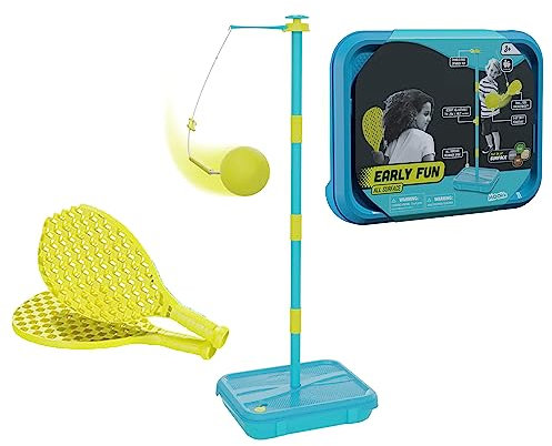 KHAPALWAK All-Surface Tennis Ball Game, Outdoor Tennis Swinging Ball Play, Water resistant, Family Tennis Play Set