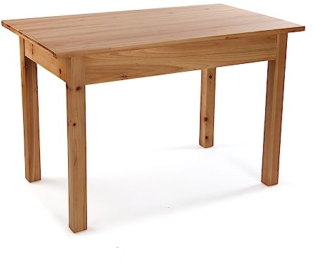 Versa Mesa de Comedor Sparrow de Estilo Rústico, Medidas (Al x L x An) 80 x 70 x 120 cm, Color Marrón