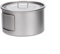 URPIZY Titanium Bowl With Folding Handle Camping Bowl 600ml Single-Wall Titanium Cooking Tableware Bowl Dinner Food Container Outdoor Pan