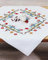 KAMACA Stickpackung Kreuzstich vorgezeichnet Baumwolle komplettes Stickset mit Stickvorlage Stickerei-Kit zum Selbersticken Erwachsene (Lustige Weihnachts – Vögel MD 80x80 cm)