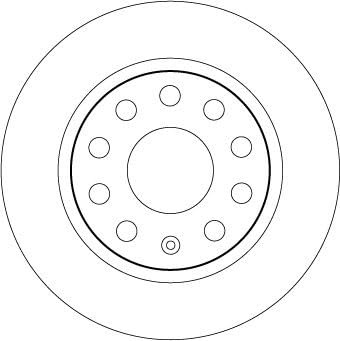 TRW DF6553 2x Bremsscheiben Hinten Ø253mm voll Kompatibel mit SKODA Octavia III Combi 5E5 5Q0615601C