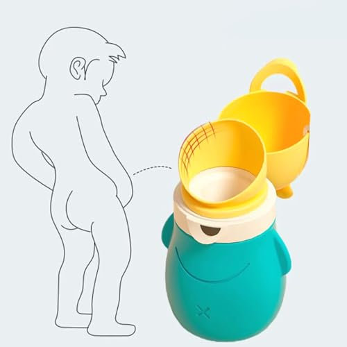 XUBX Travel Potty for Toddlers, Baby Child Kids Potty Portable Emergency Toilet Hygienic Leak Proof Urinal, for Toddlers Kids Emergency Toilet Kids Travel Toilet for Boys & Girls Camping Car Travel