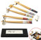 5 Pairs Chopsticks and Rest Set, 6 Cute Lucky Cat Holders, Classic Japanese Style Natural Bamboo Reusable Chopsticks, Dishwasher-Safe Gift Set