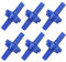 Rückschlagventil, Bewässerungssystem, Rückschlagventil, PP, 10 Stück (4mm blau)