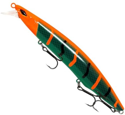 Seika Pro Zanderwobbler 27g 14cm Nightveit Wobbler Silent, 1 Stück, Kuzuri