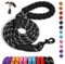 Rope Dog Lead with Soft Padded Handle and Reflective Threads Nylon Durable Dog Leash Safety 1.8m Mountain Climbing Rope Twist Dog Lead For Small Medium Large Dogs