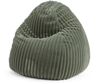 Sitting Point Sitzsack Raya Fellimitat XL ca. 220L Salbei