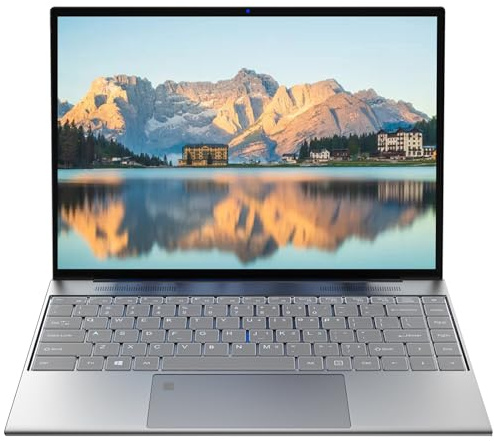 Morostron 13.5-inch portable touchscreen laptop, (16GB RAM, 512GB SSD), 3K (3000×2000) IPS, Celeron N95 processor up to 3.4 GHz, backlit keyboard, fingerprint unlocking, W11