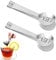 2 Pcs Tea Tools, Tea Bag Strainer, Tea Bag Squeezer Tongs, Teabag Squeezer Tool, Tea Bag Squeezer, Strainer Tea Bag Tongs Tea Bag Holder Grip Mini Sugar Clip Kitchen Bar Ice Cubes Tools Stainless